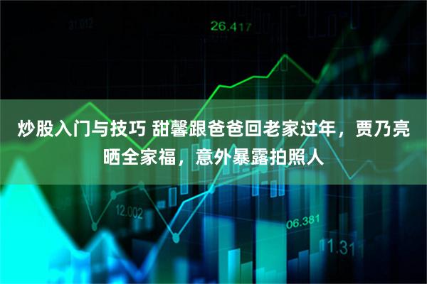炒股入门与技巧 甜馨跟爸爸回老家过年，贾乃亮晒全家福，意外暴露拍照人