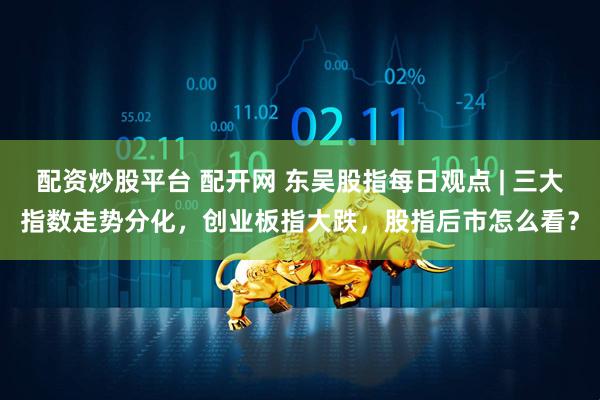 配资炒股平台 配开网 东吴股指每日观点 | 三大指数走势分化，创业板指大跌，股指后市怎么看？